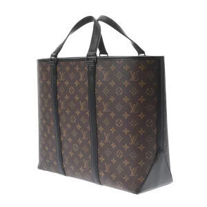 Louis Vuitton Brown Bag Brown Canvas Monogram Tote Weekend Macassar